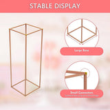 Darrahopens Home & Garden > Garden Tools > Gardening Accessories Rose Gold Metal Flower Stand
