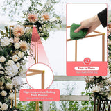 Darrahopens Home & Garden > Garden Tools > Gardening Accessories Rose Gold Metal Flower Stand
