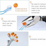 Darrahopens Home & Garden > Garden Tools > Gardening Accessories Scotchlok UY Waterproof Connector 100pcs Resin Filled Cable Terminals Compatible with Garden Outdoor Robotic Lawn Mower Electrical Wiring
