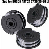 Darrahopens Home & Garden > Garden Tools > Gardening Accessories Set of 3 spools for Bosch grass trimmer Art 24 27 30 30-36 Li 18 M 1.65 mm.