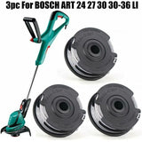 Darrahopens Home & Garden > Garden Tools > Gardening Accessories Set of 3 spools for Bosch grass trimmer Art 24 27 30 30-36 Li 18 M 1.65 mm.