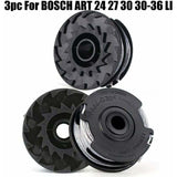 Darrahopens Home & Garden > Garden Tools > Gardening Accessories Set of 3 spools for Bosch grass trimmer Art 24 27 30 30-36 Li 18 M 1.65 mm.