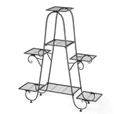 Darrahopens Home & Garden > Garden Tools > Gardening Accessories Stable 7 Tier Metal Plant Stand Flower Pot Rack Display Holder Shelf Home Garden