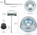 Darrahopens Home & Garden > Garden Tools > Gardening Accessories Stihl Brushcutter Head Nut Kit Compatible with FS55 FS56 FS70 FS85 FS90 FS94 FS100 FS110 FS120 Models