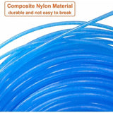 Darrahopens Home & Garden > Garden Tools > Gardening Accessories Trimmer Replacement Wire Spool 1.6 mm x 100 m Nylon Round Compatible with Brushcutters