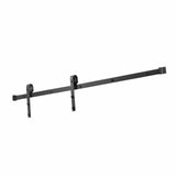 Darrahopens Home & Garden > Garden Tools > Gardening Accessories VEVOR 1500 mm Sliding Barn Door Hardware Kit for Single Sliding Barn Door Black