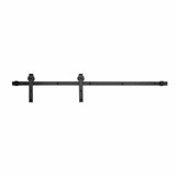 Darrahopens Home & Garden > Garden Tools > Gardening Accessories VEVOR 1500 mm Sliding Barn Door Hardware Kit for Single Sliding Barn Door Black