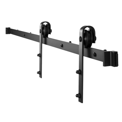 Darrahopens Home & Garden > Garden Tools > Gardening Accessories VEVOR 1500 mm Sliding Barn Door Hardware Kit for Single Sliding Barn Door Black