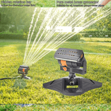 Darrahopens Home & Garden > Garden Tools > Gardening Tools 1 garden sprinkler with 16 nozzles, 180° rotating adjustable head, automatic irrigation system, wide coverage, easy to install, no power required, suitable for lawn and garden watering