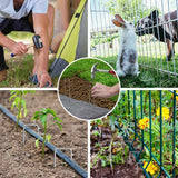 Darrahopens Home & Garden > Garden Tools > Gardening Tools 100 Pack 4*10cm  Landscape Staples  Gauge Garden Staples, Galvanized Ground Stakes  Pins, Lawn Yard Stakes for Gardening Plant Support Tent Fence Landscaping