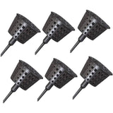Darrahopens Home & Garden > Garden Tools > Gardening Tools 100x Plastic Fertilizer Baskets with Lid Balcony Gardening Tools Bonsai Supplies