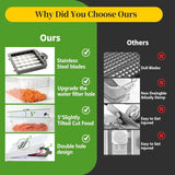 Darrahopens Home & Garden > Garden Tools > Gardening Tools 18-in-1 Vegetable Chopper Mandoline Slicer for Kitchen, Food Chopper with Container, Veggie Cutter, Onion Mincer Tomato Dicer, Fruit Slicer Spiralizer, Cheese Grater, Kitchen Gadgets House Essentials