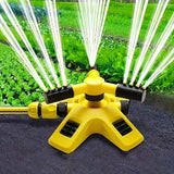 Darrahopens Home & Garden > Garden Tools > Gardening Tools 1SetSprinkler(Base+Trident)-Yellow