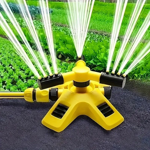 Darrahopens Home & Garden > Garden Tools > Gardening Tools 1SetSprinkler(Base+Trident)-Yellow