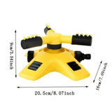 Darrahopens Home & Garden > Garden Tools > Gardening Tools 1SetSprinkler(Base+Trident)-Yellow