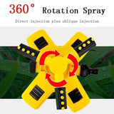 Darrahopens Home & Garden > Garden Tools > Gardening Tools 1SetSprinkler(Base+Trident)-Yellow