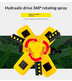 Darrahopens Home & Garden > Garden Tools > Gardening Tools 1SetSprinkler(Base+Trident)-Yellow