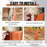 Darrahopens Home & Garden > Garden Tools > Gardening Tools 2 Pack Insulated Tree Trunk Protectors 100cm Height Winter Frost Covers for Palm Trees and Saplings - Triple Layer Thermal Garden Plant Protection