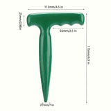 Darrahopens Home & Garden > Garden Tools > Gardening Tools 2-Piece Garden Plant Transplanter and Dibber Set for Australian Gardens-Green