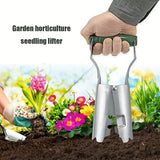 Darrahopens Home & Garden > Garden Tools > Gardening Tools 2-Piece Garden Plant Transplanter and Dibber Set for Australian Gardens-Green
