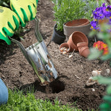Darrahopens Home & Garden > Garden Tools > Gardening Tools 2-Piece Garden Plant Transplanter and Dibber Set for Australian Gardens-Green