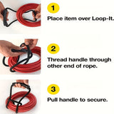Darrahopens Home & Garden > Garden Tools > Gardening Tools 24-Inch Heavy-Duty Storage Strap with Handle – Cord, Hose & Cable Organiser