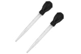 Darrahopens Home & Garden > Garden Tools > Gardening Tools 2Pcs Flower Pot Tray Water Remover Suction Drainer Tool Clear Scale Rubber Bulb