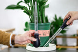 Darrahopens Home & Garden > Garden Tools > Gardening Tools 2Pcs Flower Pot Tray Water Remover Suction Drainer Tool Clear Scale Rubber Bulb