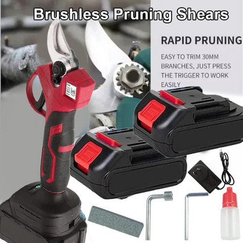 Darrahopens Home & Garden > Garden Tools > Gardening Tools 30mm Electric Pruning Shears Cordless Brushless Secateur For Makita 18V Battery