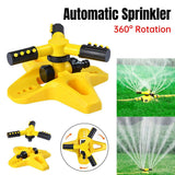 Darrahopens Home & Garden > Garden Tools > Gardening Tools 360 Degree Rotating Yellow Sprinkler Automatic Lawn Garden Watering System Villa