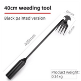 Darrahopens Home & Garden > Garden Tools > Gardening Tools 40CM Multifunction Garden Weeding Hoe Tool - Heavy Duty Manganese Steel Root Weeder Hand Hoe Rake with Ergonomic Handle and Double-Ended Hooked Claw Design In Australia - Darrahopens