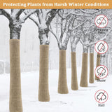 Darrahopens Home & Garden > Garden Tools > Gardening Tools 40in x 10ft Natural Jute Burlap Plant Blankets - High Density Winter Frost Protection for Australian Gardens and Trees