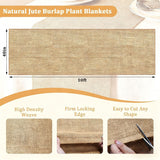 Darrahopens Home & Garden > Garden Tools > Gardening Tools 40in x 15ft Natural Jute Burlap Plant Blankets - High Density Winter Frost Protection for Australian Gardens and Trees