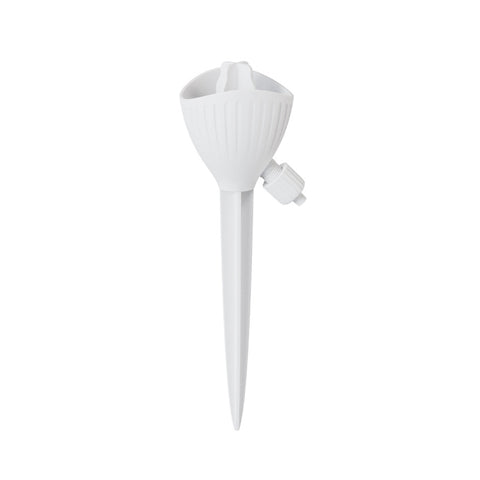 Darrahopens Home & Garden > Garden Tools > Gardening Tools 5-PCS White Automatic Plant Watering Spikes with Adjustable Flow Control Universal Fit 5 Pack for Indoor and Outdoor Potted Plants Reliable Gardening Solution for Local Homes