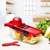 Darrahopens Home & Garden > Garden Tools > Gardening Tools 6 in 1 Vegetable Slicers Kitchen Multifunctional Food Potato Veggie Chopper Dicer Cutter with Peeler In Australia - Darrahopens