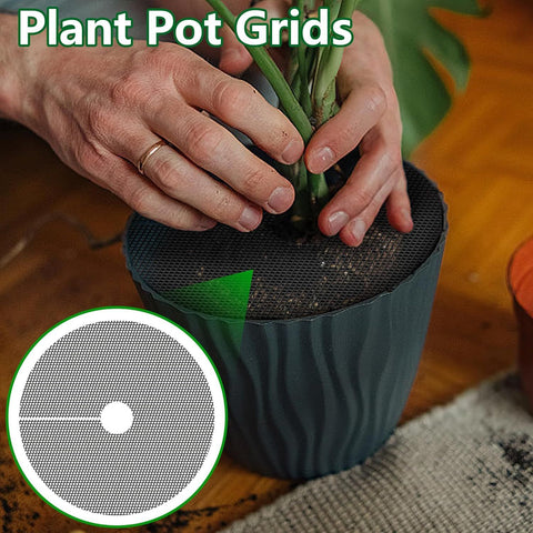 Darrahopens Home & Garden > Garden Tools > Gardening Tools 6 Pack Plant Pot Grids 15.7 Inch Flower Pot Soil Protector Cat Dog Pet Proof Cover for Australian Homes Indoor Outdoor Gardening Soil Guard