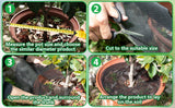 Darrahopens Home & Garden > Garden Tools > Gardening Tools 6 Pack Plant Pot Grids 15.7 Inch Flower Pot Soil Protector Cat Dog Pet Proof Cover for Australian Homes Indoor Outdoor Gardening Soil Guard