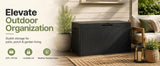 Darrahopens Home & Garden > Garden Tools > Gardening Tools 60 Gallon Outdoor Storage Deck Box, 227L Resin Patio Storage Box with Lockable Lid, Waterproof-Look Rattan Deck Box for Cushions, Garden Tools, Pool Accessories, Toys, Patio, Garden and Porch