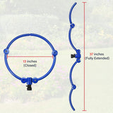 Darrahopens Home & Garden > Garden Tools > Gardening Tools Adjustable Tree Ring Sprinkler for Deep Root Irrigation - 13 to 37 Inch Expandable Garden Watering Tool for Australian Trees and Orchards