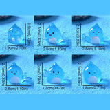 Darrahopens Home & Garden > Garden Tools > Gardening Tools Aquarium Decoration – Ornaments – Mini Ocean Resin Animals – Luminous Mini Shark Figures – Durable & Non-Fading Resin – Glow-in-the-Dark Sea Animals – For Fairy Garden, Micro Landscape, Aquarium & Home Decor – Pack of 6