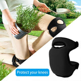 Darrahopens Home & Garden > Garden Tools > Gardening Tools Black Gardening Knee Pads (2-Pack): Ultra-Thick Memory Foam, Adjustable Straps – Ideal for Gardening, Cleaning, Flooring & Work