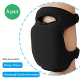 Darrahopens Home & Garden > Garden Tools > Gardening Tools Black Gardening Knee Pads (2-Pack): Ultra-Thick Memory Foam, Adjustable Straps – Ideal for Gardening, Cleaning, Flooring & Work