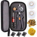 Darrahopens Home & Garden > Garden Tools > Gardening Tools Garden Grafting Scissors Kit for Trees with Black Bag Rubber Band Membrane