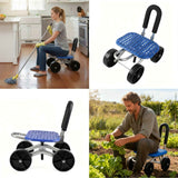 Darrahopens Home & Garden > Garden Tools > Gardening Tools garden kneeler, garden seat with wheels, mobile gardening stool, kneeling bench, garden helper, Australia, gardening tool, ergonomic garden seat, garden caddy, outdoor kneeler-Blue