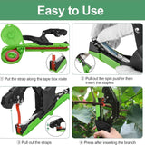 Darrahopens Home & Garden > Garden Tools > Gardening Tools Garden Tape & Staple Gun Set for Plant Tying and Securing, 10000 Staples, 500m Tape-Green