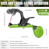 Darrahopens Home & Garden > Garden Tools > Gardening Tools Garden Tape & Staple Gun Set for Plant Tying and Securing, 10000 Staples, 500m Tape-Green