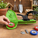 Darrahopens Home & Garden > Garden Tools > Gardening Tools Garden Tape & Staple Gun Set for Plant Tying and Securing, 10000 Staples, 500m Tape-Green