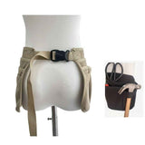 Darrahopens Home & Garden > Garden Tools > Gardening Tools Gardening Tool Waist Pouch with Multiple Pockets-Beige