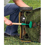 Darrahopens Home & Garden > Garden Tools > Gardening Tools Heavy-Duty Lawn Mower Deck Scraper - Long Handle Garden Tool Cleaner for Blades & Yard Equipment