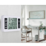 Darrahopens Home & Garden > Garden Tools > Gardening Tools Indoor Outdoor Thermometer Digital Hygrometer Thermometer Wireless Temperature and Humidity Gauge Monitor with 2 Sensors In Australia - Darrahopens